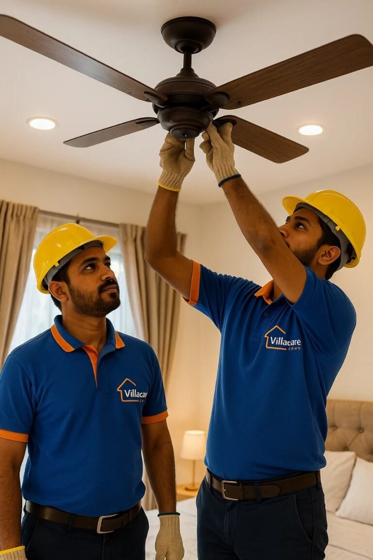 Image showcasing Ceiling Fan Installation - Villacare Plus