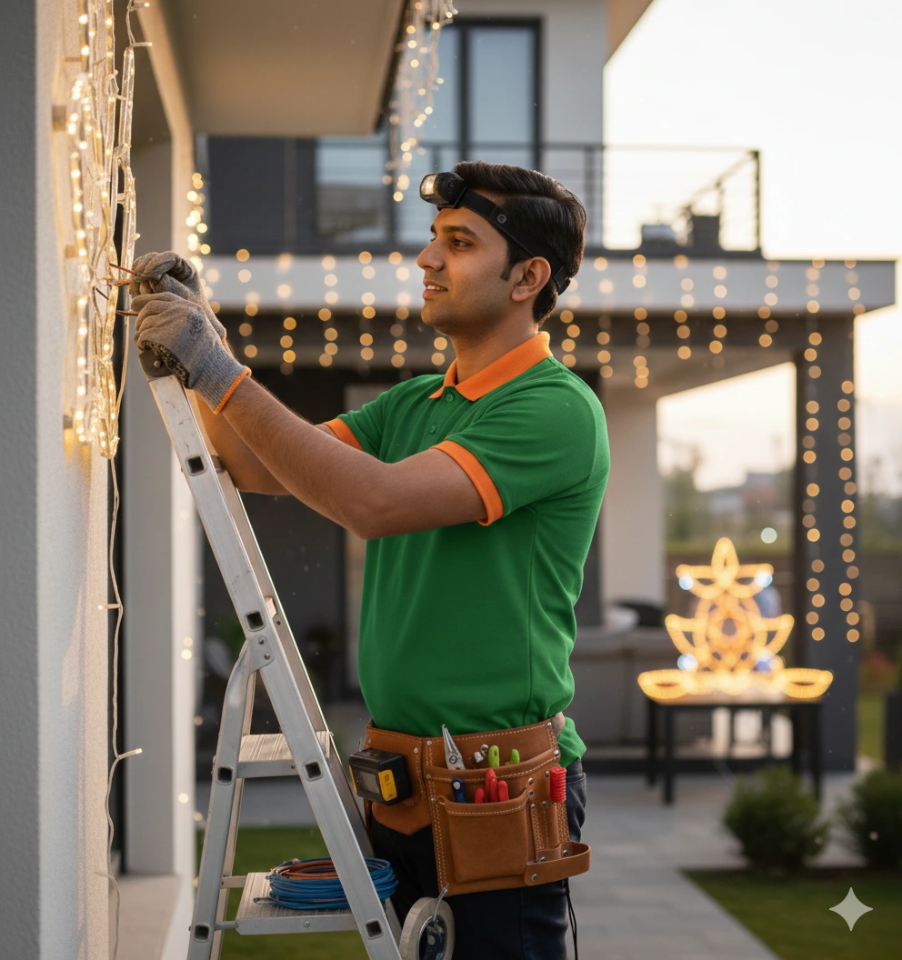 Outdoor Lighting Installation